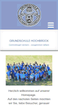 Mobile Screenshot of grundschule-hochbrueck.de